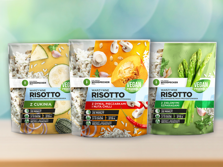 Nowe risotto warzywne Green Woodpecker - cenione przez dietetyków