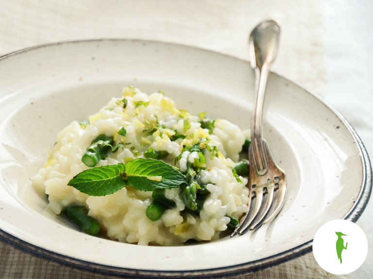 Green Woodpecker - nowe risotto warzywne ze szparagami - do samodzielnego przygotowania, cenione przez dietetyków